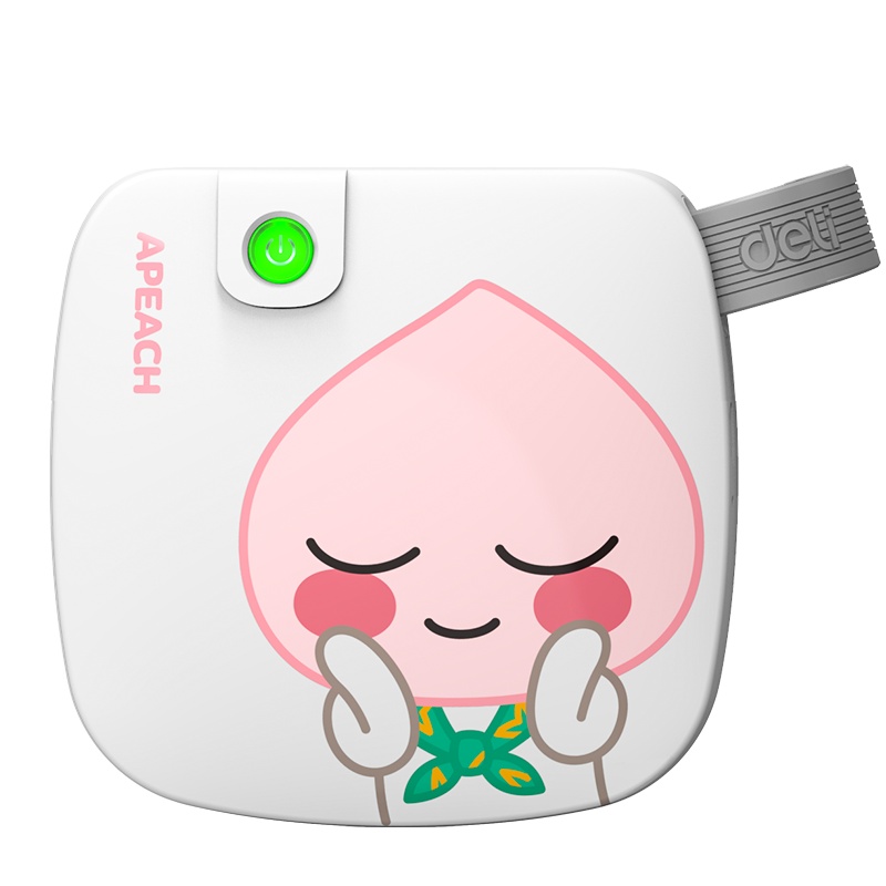 得力(deli)X1K打印机 错题打印 手机蓝牙学习整理资料同步辅导 家用备忘手账 便携式打印机 白色