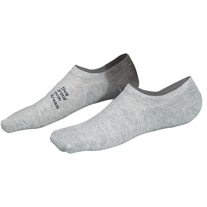 花花公子袜子男纯棉抗菌船袜夏季薄透气短袜潮流隐形袜防滑低帮浅口袜