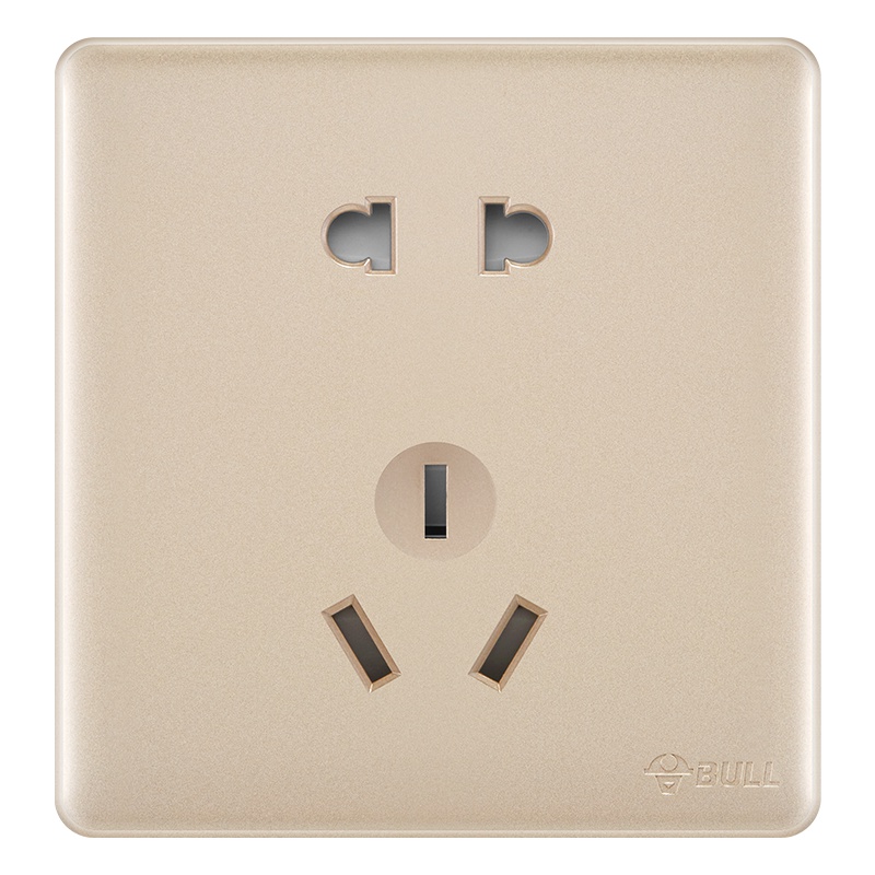 公牛五孔三位USB玫瑰金插座 面板G28E536 U6