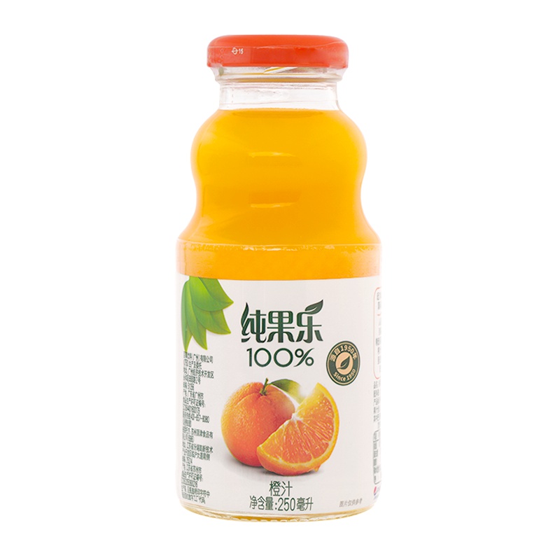 百事 纯果乐 Tropicana 100%橙汁 果汁 250ml*24瓶 百事系列荣誉产品