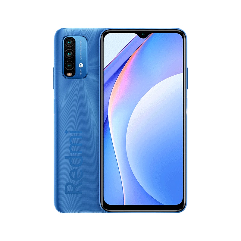 小米 (MI)Redmi Note 9 4+128GB 烟波蓝 48MP高清三摄 骁龙662处理器 6000mAh长续航 小金刚学生大屏游戏智能移动联通电信全网通4G手机
