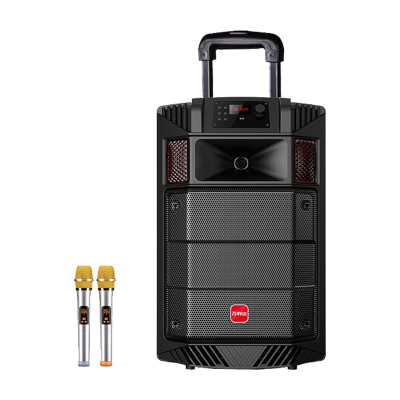 万利达(malata)M+9033广场舞音响新版12英寸移动拉杆户外音响 大功率蓝牙便携低音炮扩音器 伴唱带麦克风