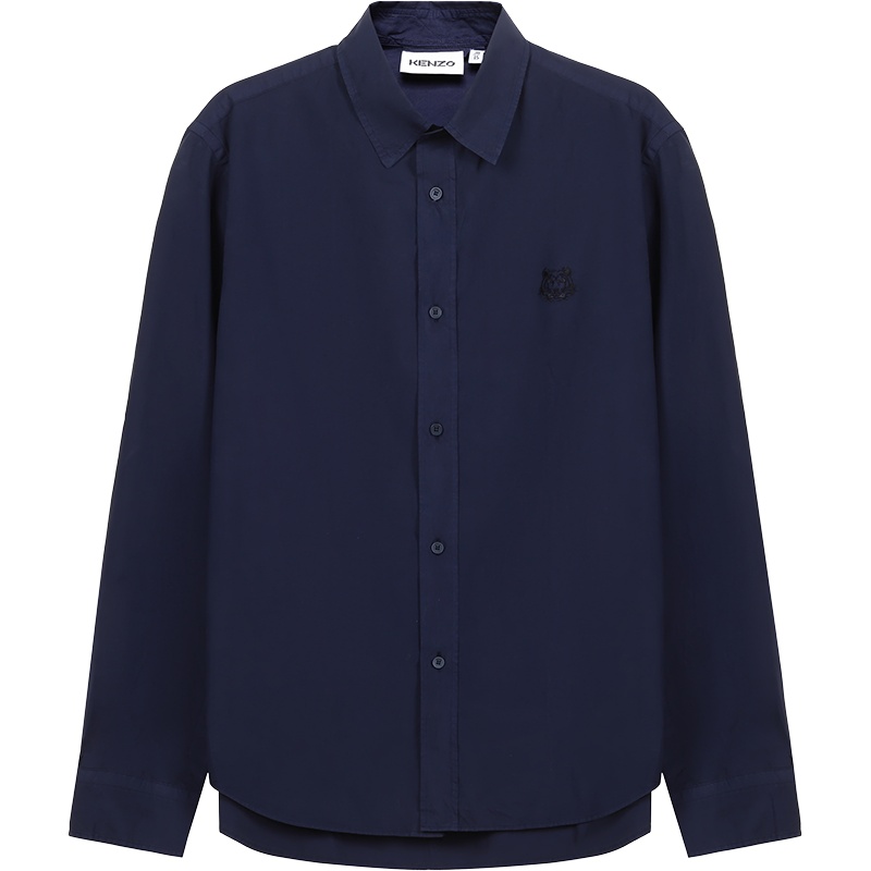 KENZO 高田贤三 男士 棉质长袖衬衫 FB5 5CH400 1LA