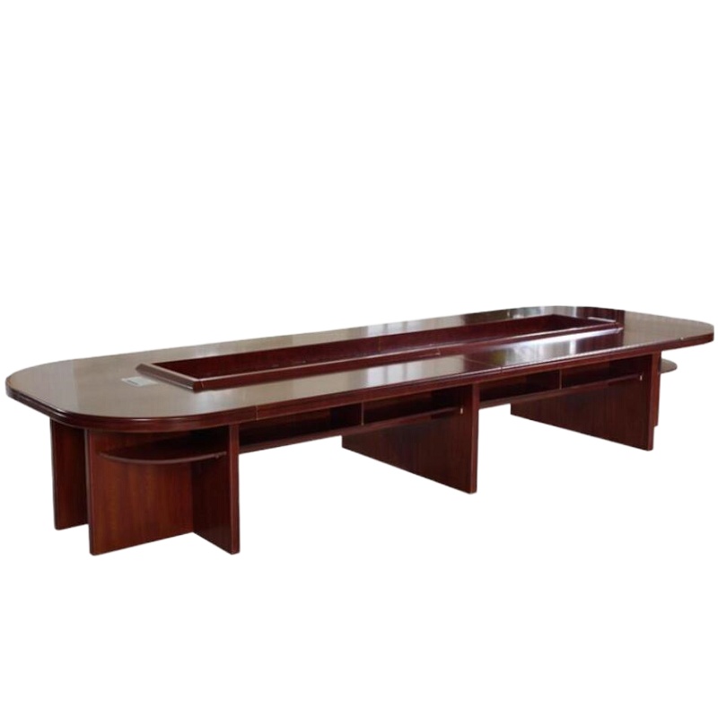 心业8米中空会议桌XY-HYZ08适用30平会议室      此产品单件不出售批量请联系客服