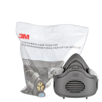 3M3200防尘口罩 防尘面具罩面具 工业粉尘防霾防灰尘打磨装修煤矿防尘 过滤棉KN95防护等级