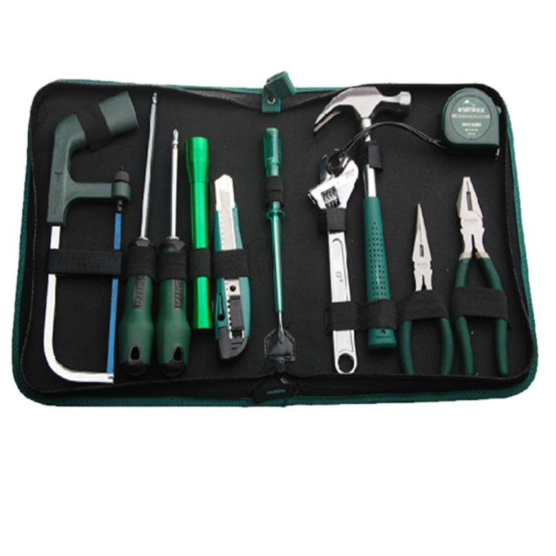 世达(SATA)06003 家用维修五金工具 基本组套 电工综合组套11件套装