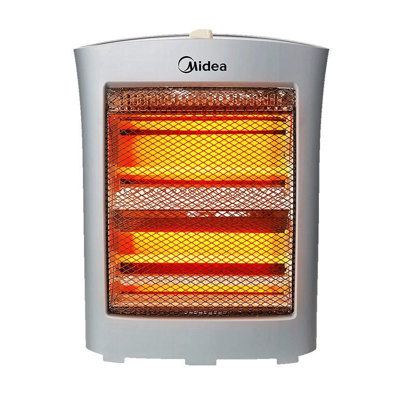 美的(Midea)取暖器家用小太阳远红外烤火炉电暖气速热安全防烫办公室省电小型取暖炉HPW08D(2021年冬季新品)