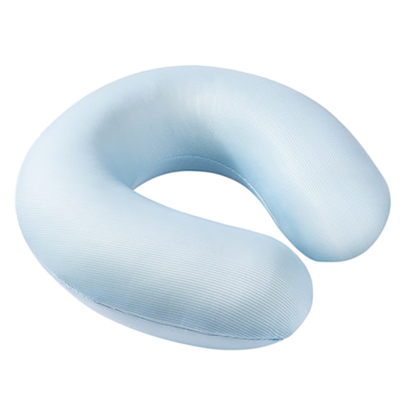 爱护佳颈椎头枕护颈椎枕记忆棉头枕办公室休息U型枕垫圈 粉色
