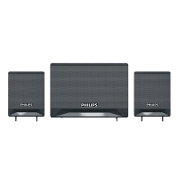 飞利浦 PHILIPS 电脑音响家用低音炮台式机笔记本usb小音箱超重低音喇叭多媒体有源2.1声道