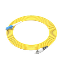 千天(QANTOP)光纤跳线 电信级光纤熔接收发器尾纤 光端机适用 LC-FC单模单芯QT-GXTX042