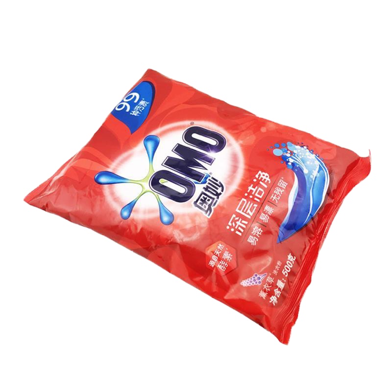 深层洁净洗衣粉奥妙500G易溶易漂无残留(6袋深层清洁+6袋亮白幻彩)