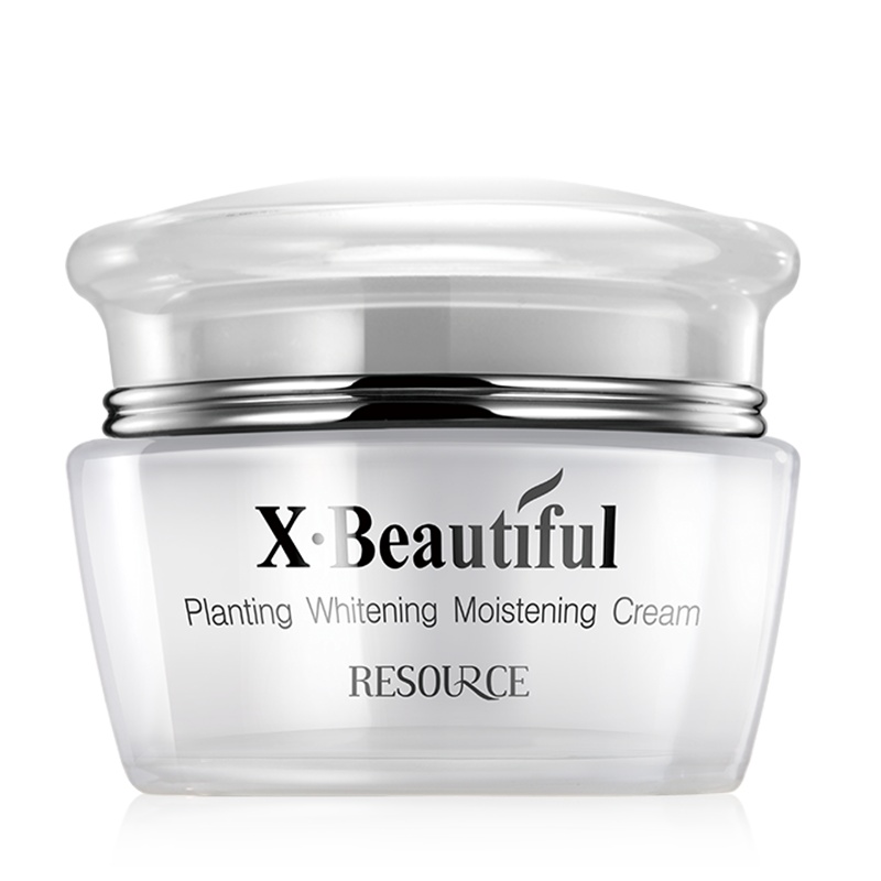 秀美资源植物莹亮保湿霜50g亮肤补水保湿面霜亮肤女乳液专柜正品