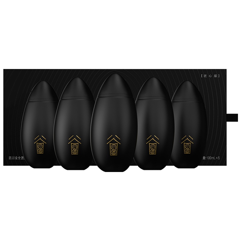 谷小酒 匠心版 53度 100ml*5瓶 礼盒装 酱香型白酒 坤沙老酒