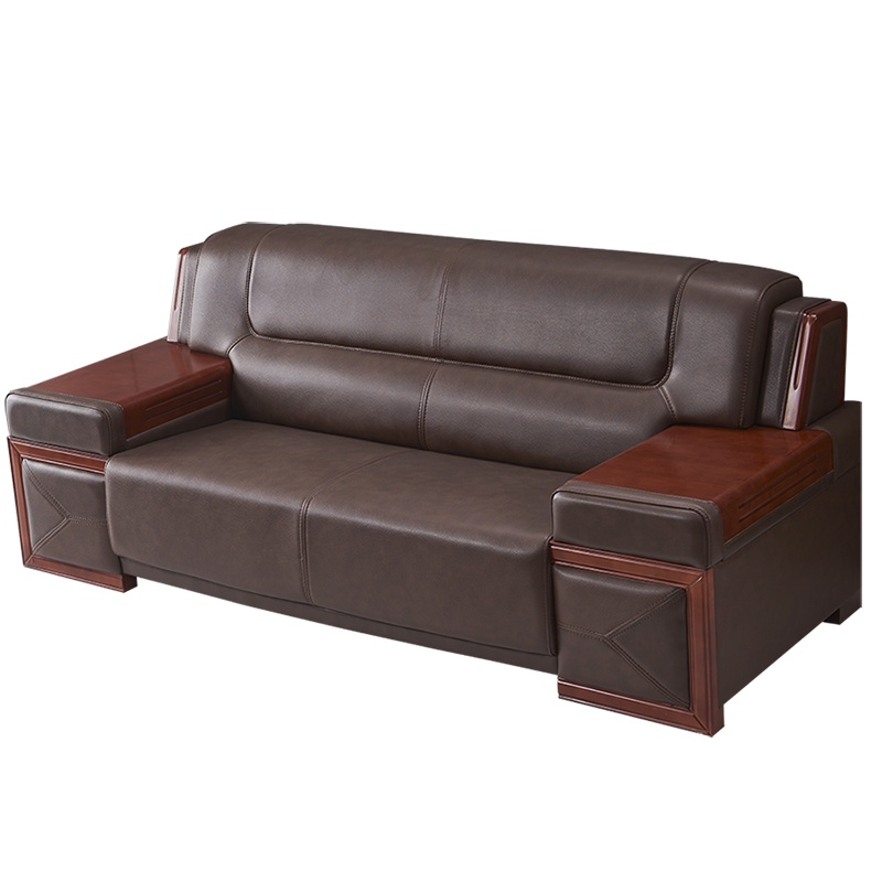 巨高家具中式西皮办公沙发