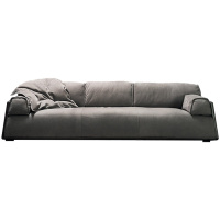 三圣 意式免洗纳米科技布沙发客厅北欧现代简约舒适三防直排三人位沙发