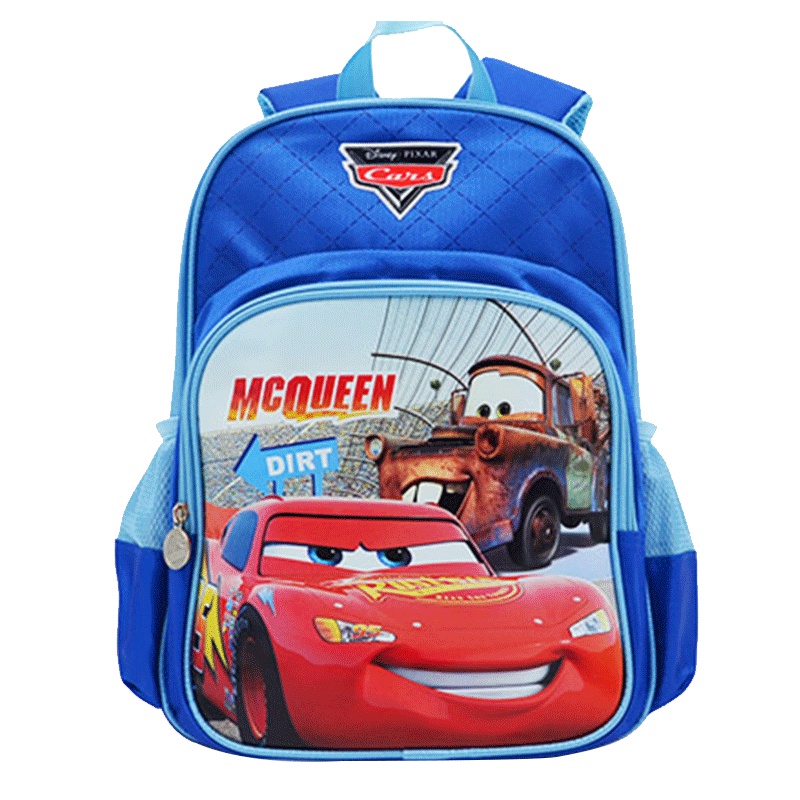 迪士尼小学生书包汽车总动员10051 女孩女童双肩书包1-3年级儿童双肩背包 减负书包6-10周岁儿童书包 学习用品