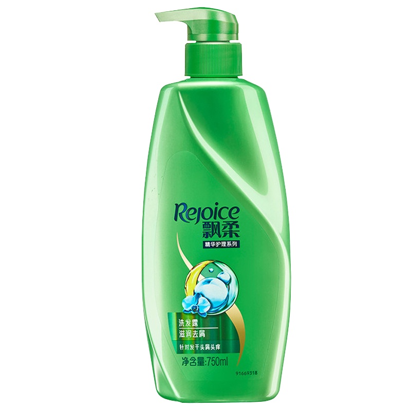 飘柔滋润去屑洗发露750ml (头发护理 控油平衡 洗发水洗头膏花香调 苏宁自营)