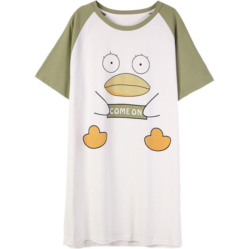 俞兆林2020夏季睡衣新款短袖睡裙休闲可爱家居可外穿女服