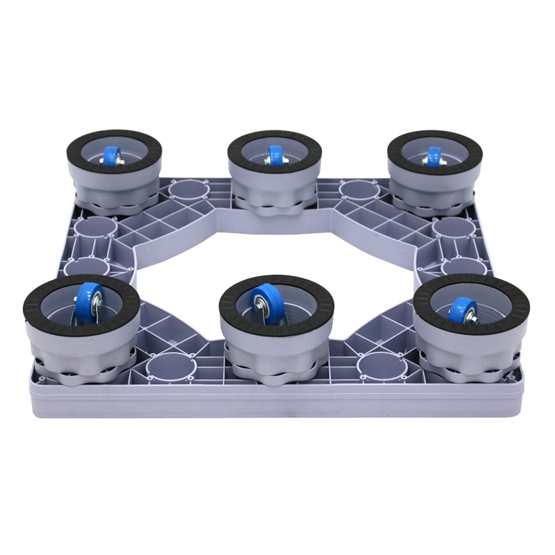 家家尤滚筒洗衣机架子底座移动万向轮[六脚六内轮]全自动小天鹅洗衣机托架大象脚加高加厚防滑防震脚架pp置物架承重100kg