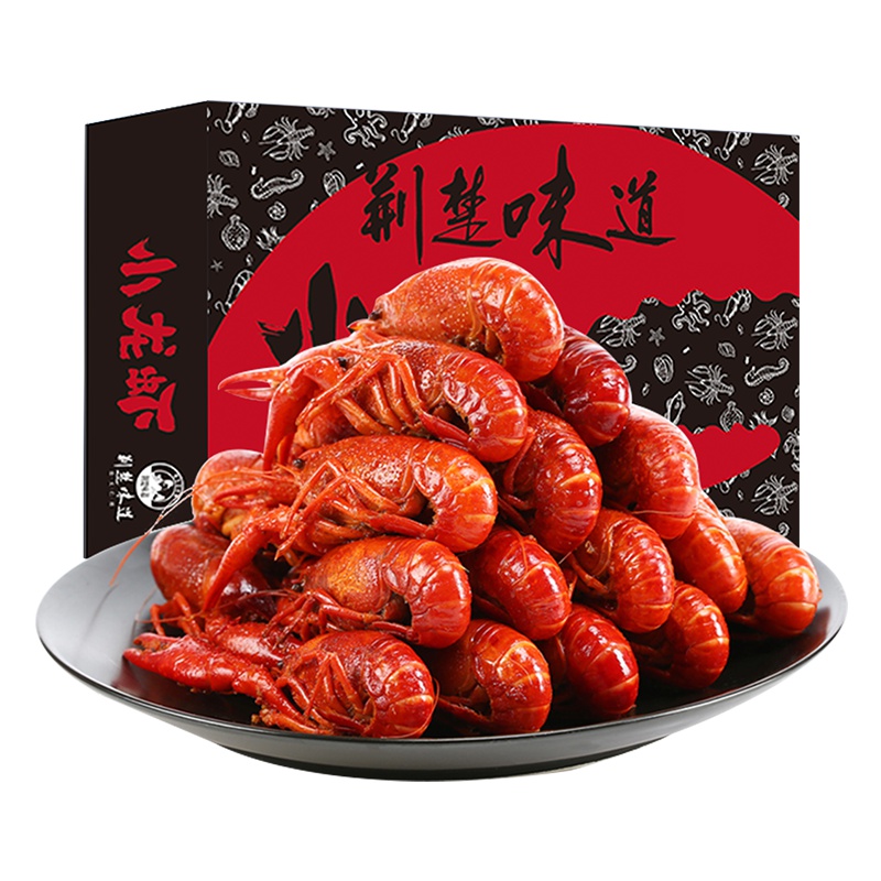 洪湖堤内麻辣小龙虾610g 4-6钱17-25只 净虾500g