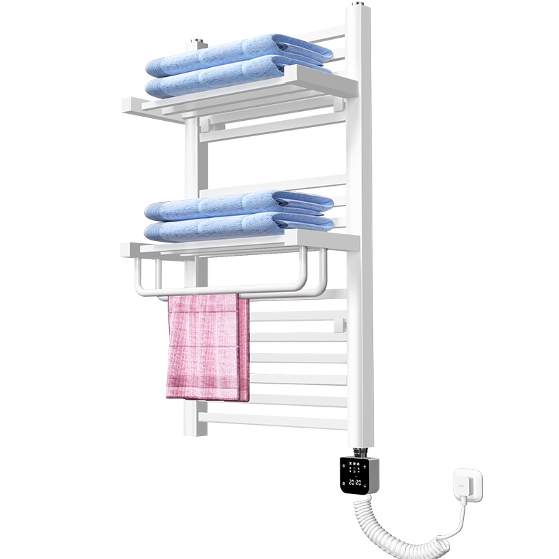 艾芬达 卫生间毛巾架加热烘干架置物架 智能家用电热毛巾架NZ04