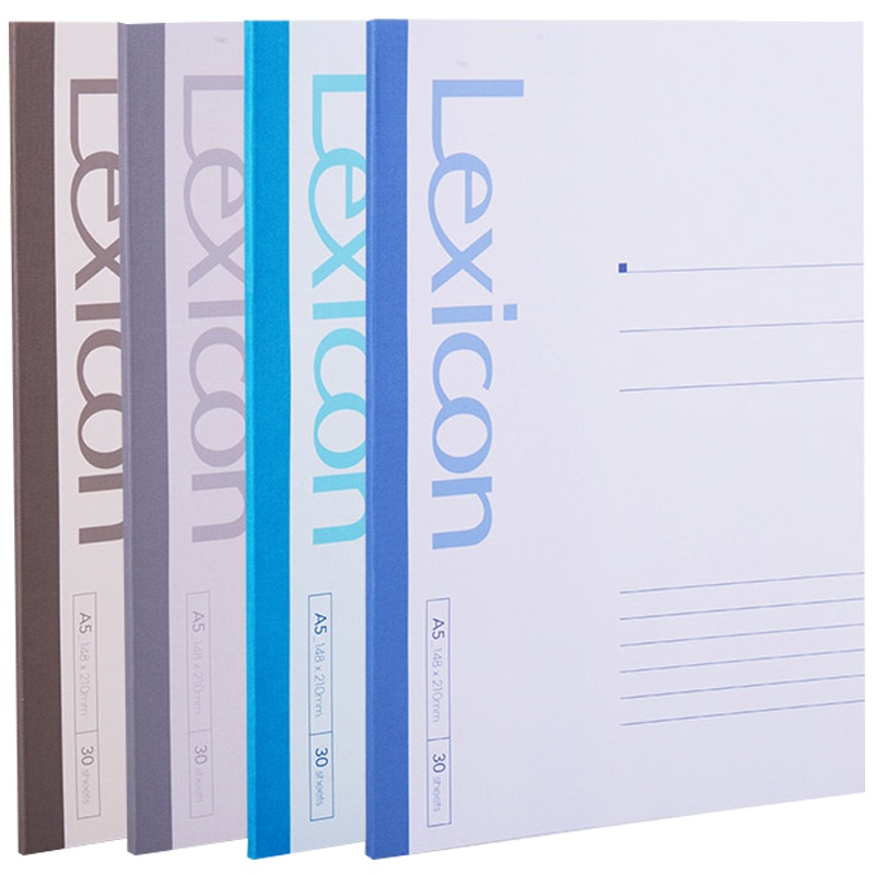 得力23200无线胶装A5/30页/本(颜色随机 单位:本)笔记本本子 记事本 软抄本