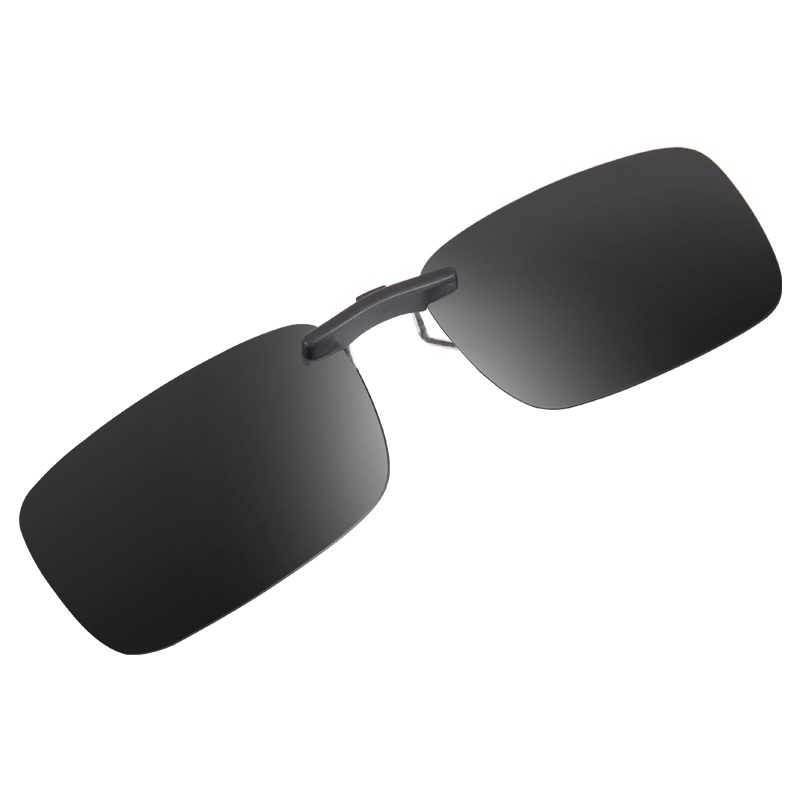 趣行 高清偏光近视太阳镜夹片隐藏式方框男女通用开车驾驶镜户外钓鱼墨镜夹片