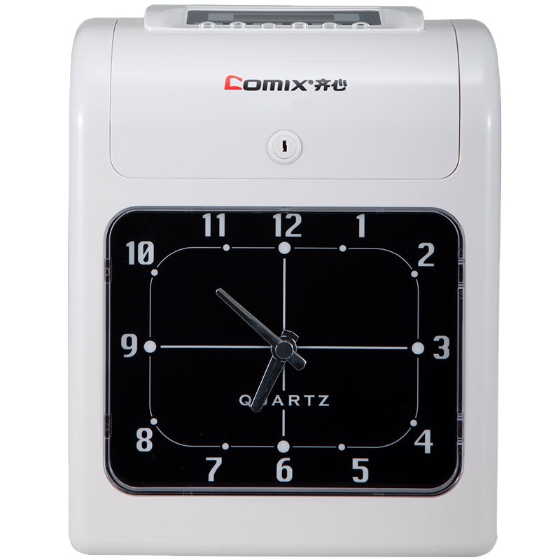 齐心(COMIX) MT-6200N 微电脑考勤机 双色停电打卡