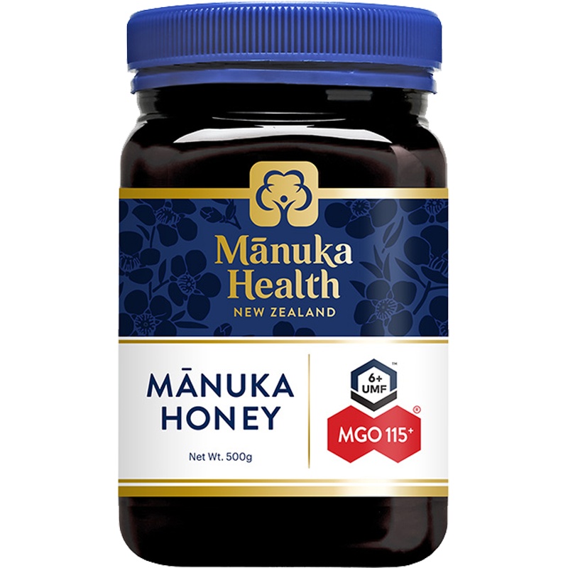 蜜纽康Manuka Health 天然麦卢卡蜂蜜 MGO115+ 500g 1瓶装 UMF6+ 新西兰进口