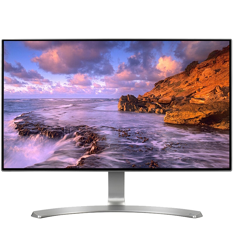 LG 27MP89HM-S 27英寸 四面微边框 IPS硬屏 FreeSync sRGB99% 滤蓝光低闪屏显示器 MAXXAudio扬声器