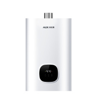 奥克斯(AUX)燃气热水器JSQ25-DA15即热式家用出租13升液化气智能变频恒温强排式速热低压启动