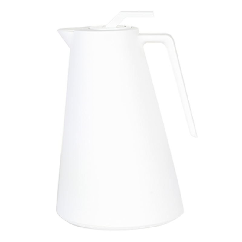 苏宁极物 北欧极简玻璃内胆保温壶暖水壶热水瓶 白色 1L保温壶水壶家用热水杯开水瓶暖瓶暖水瓶大容量便携茶瓶暖壶