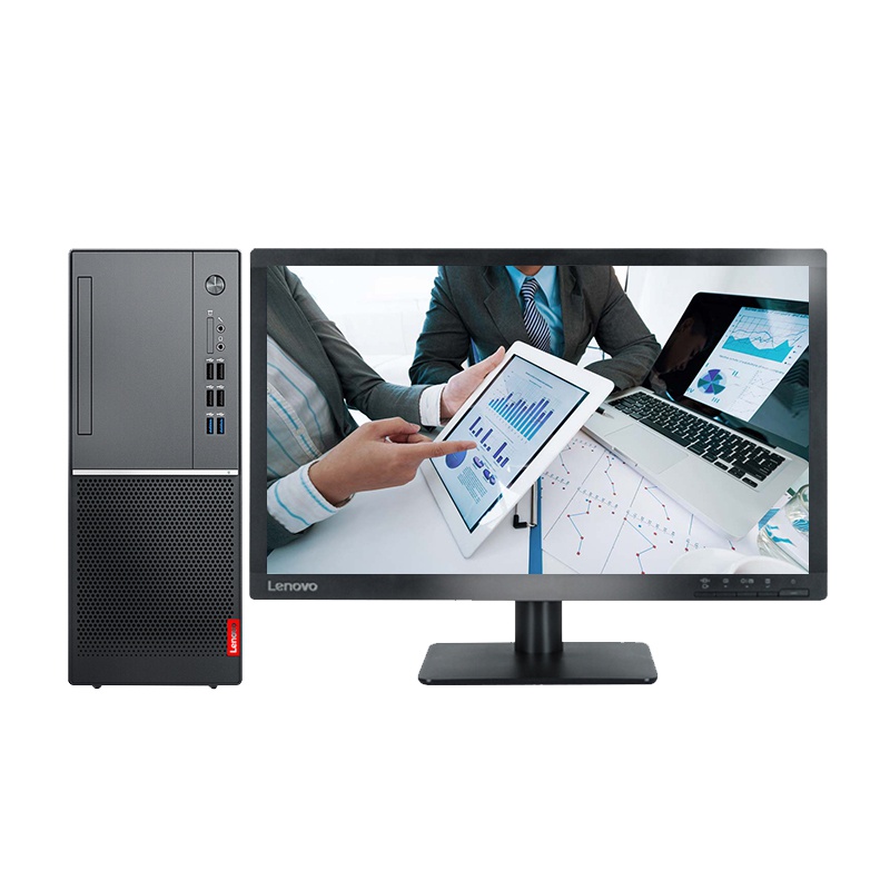 联想(Lenovo) 台式电脑 扬天M6201D I3-8100 4G 1T 无光驱 集成 WIN10/21.5