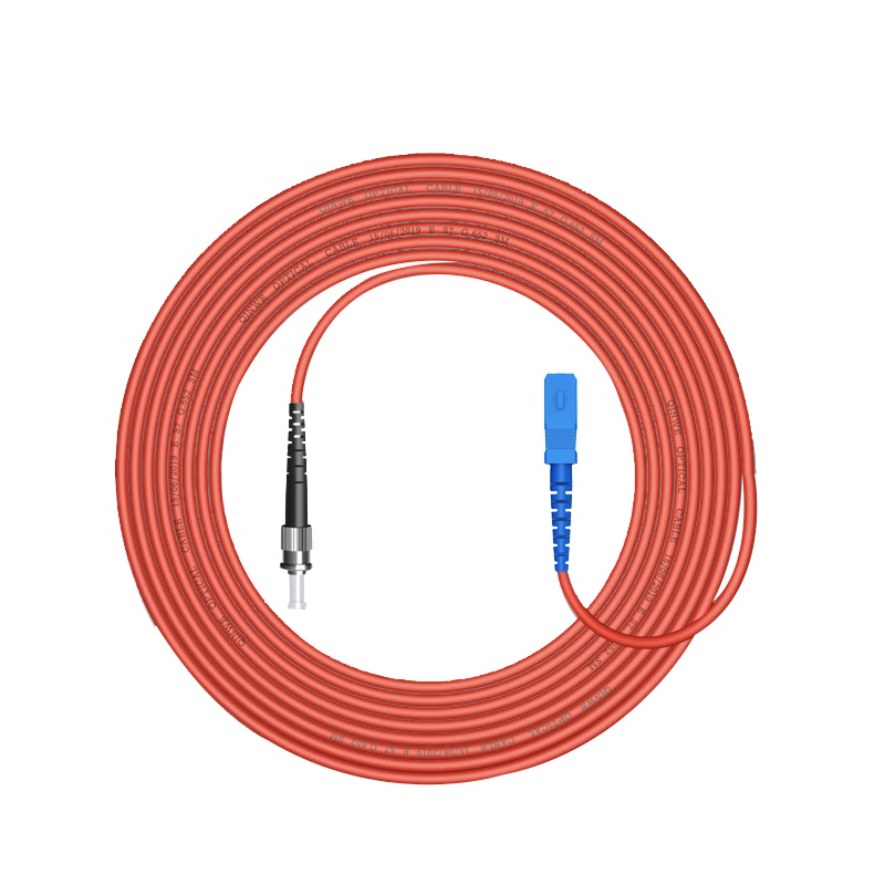 千天(QANTOP)光纤跳线 电信级光纤熔接收发器尾纤 光端机适用 ST-SC多模单芯-QT-GXTX266