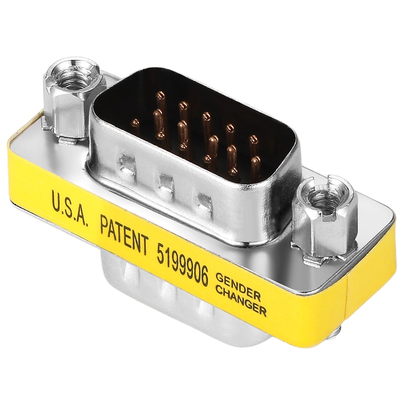 VGA转接头 公对公头 VGA15针转换头 15针对15针 VC-102 10只装