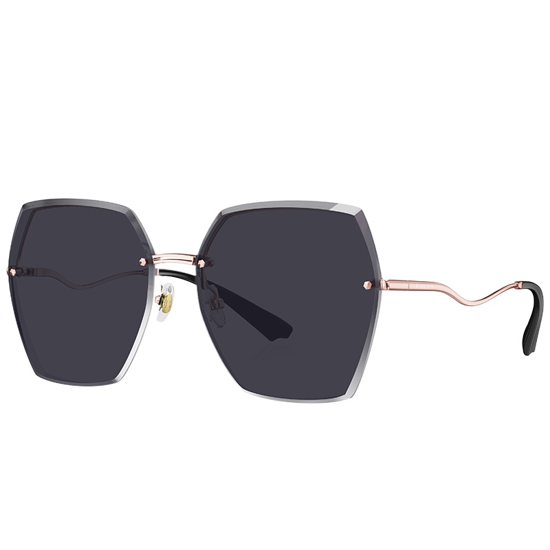 BOLON暴龙眼镜2021新品女款太阳镜金属大框时尚墨镜BL7137
