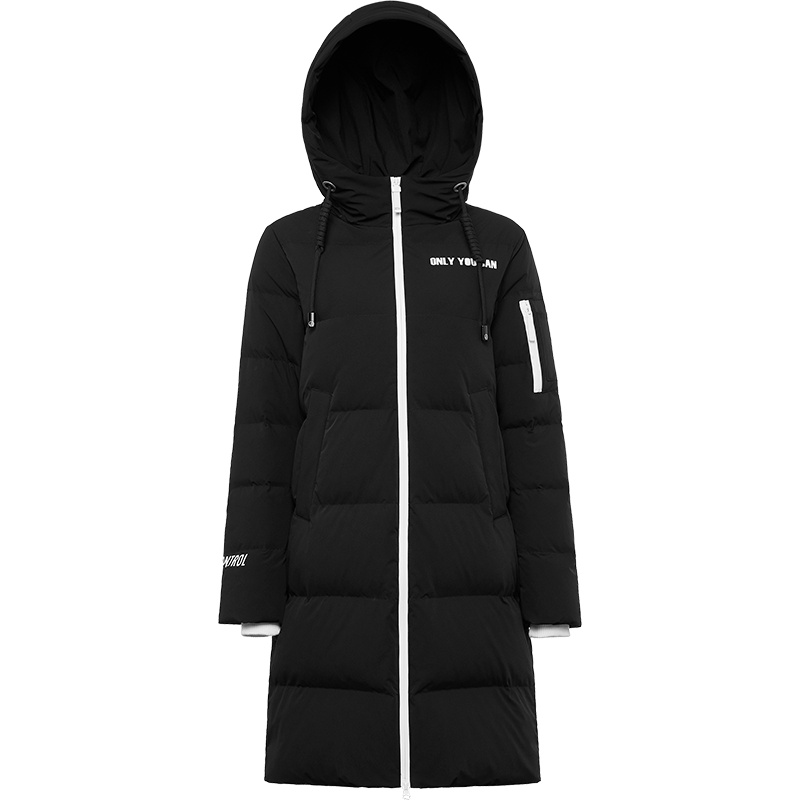波司登2018冬季新款中长款羽绒服女