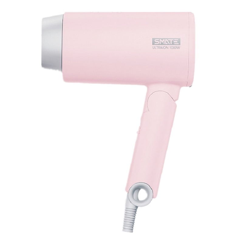 须眉1000w便携mini粉色吹风机