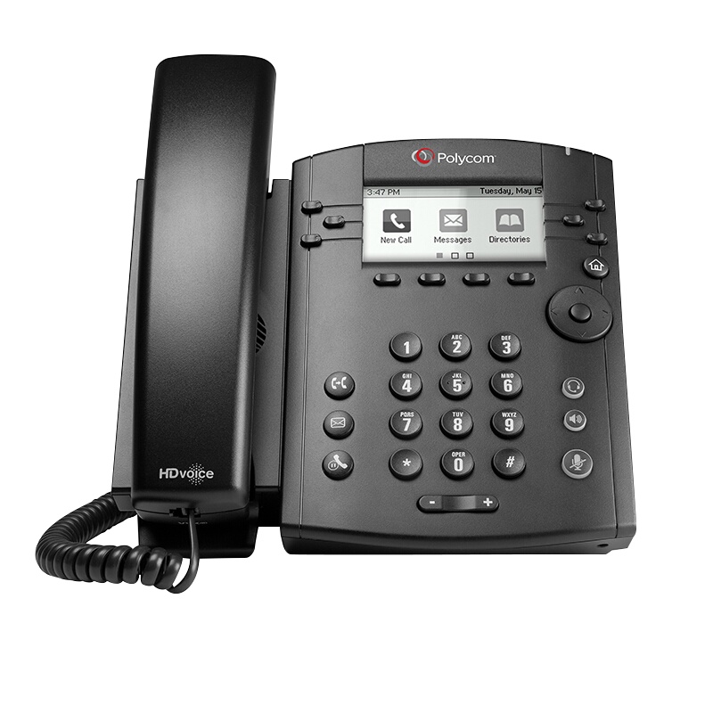 宝利通(POLYCOM)VVX311会议电话机座机音视频会议系统终端全向麦克风八爪鱼会议IP电话