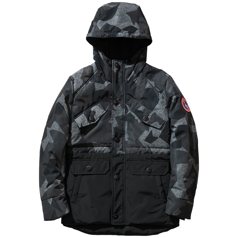 千纸鹤男士冬季新品潮棉服青年韩版帅气连帽保暖棉衣外套男65077