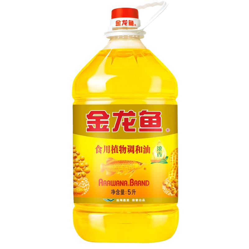 金龙鱼 花生浓香食用调和油 5L