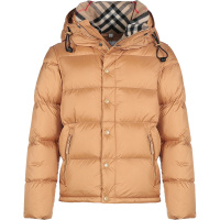 BURBERRY 博柏利 男款 聚酰胺鹅绒连帽可拆式衣袖羽绒服外套羽绒马甲 80345711