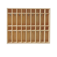 卡里鳄实木茶杯柜置物柜KLE—KBG02木质隔板柜收纳柜