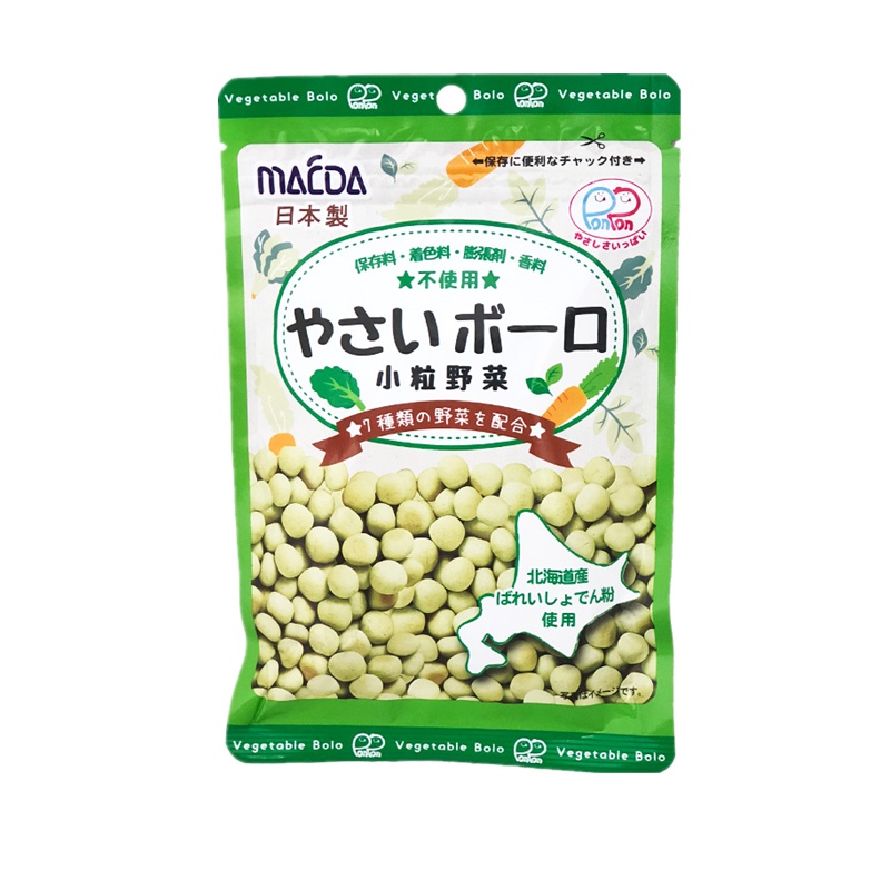 前田乔卡蔬菜味小馒头45g 日本小馒头 宝宝 婴儿辅食 小馒头系列零食