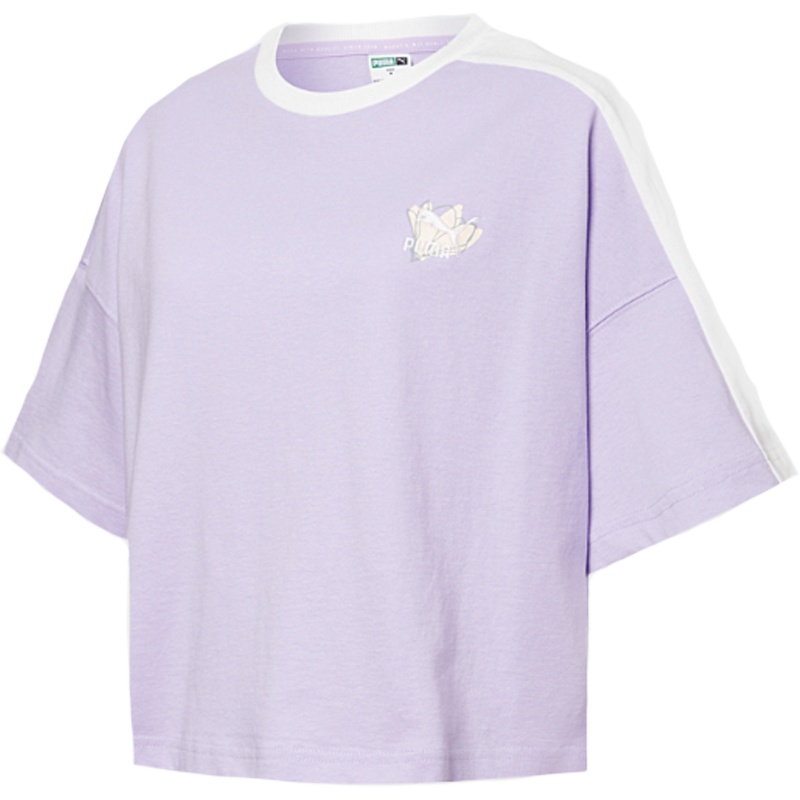 PUMA彪马短袖女装2021夏季新款运动服上衣宽松透气半袖T恤532258