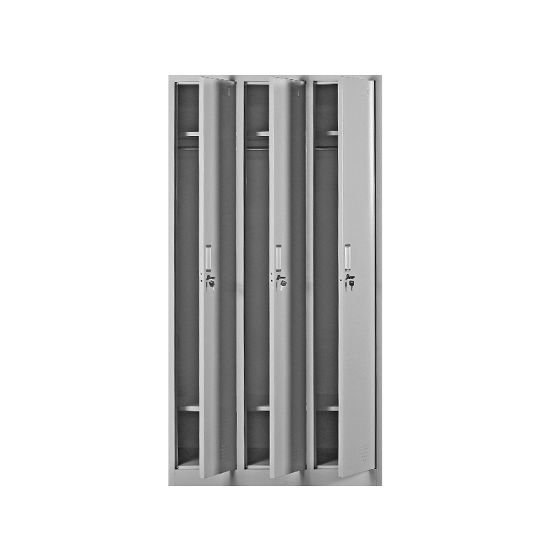 鸿业盛大(HONG YE SHENG DA)透气孔设计3门更衣柜加厚款(高1800mm*宽900mm*深420mm)