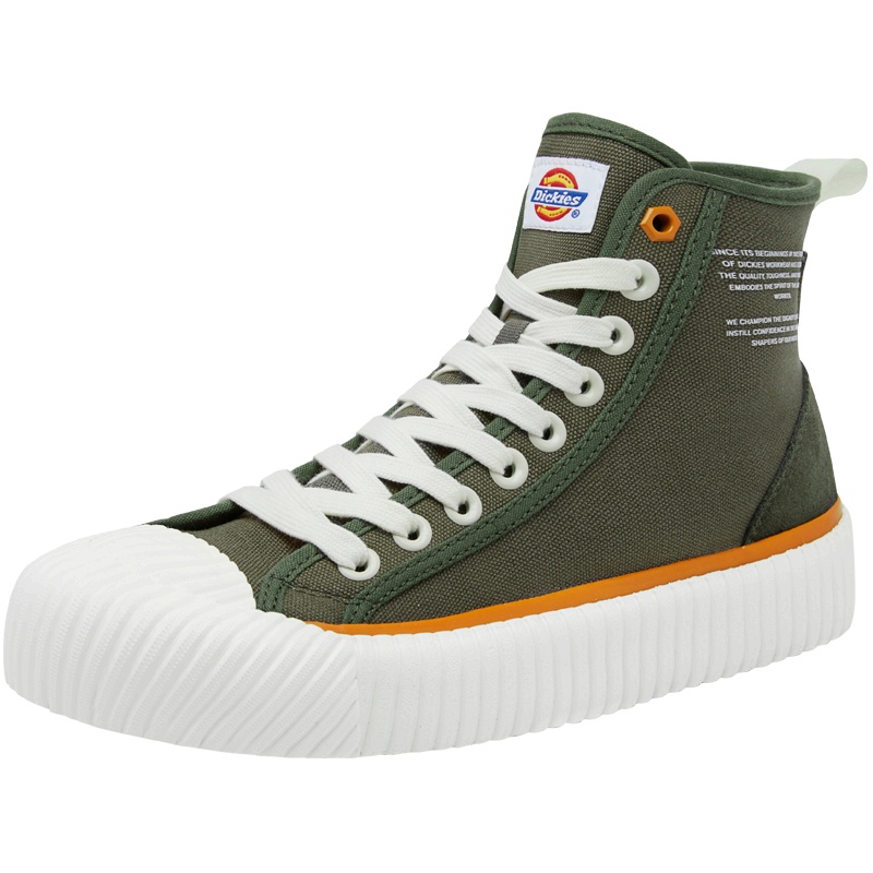Dickies男鞋帆布鞋男高帮2021春季透气休闲鞋潮流百搭学生板鞋男203M50LXS29