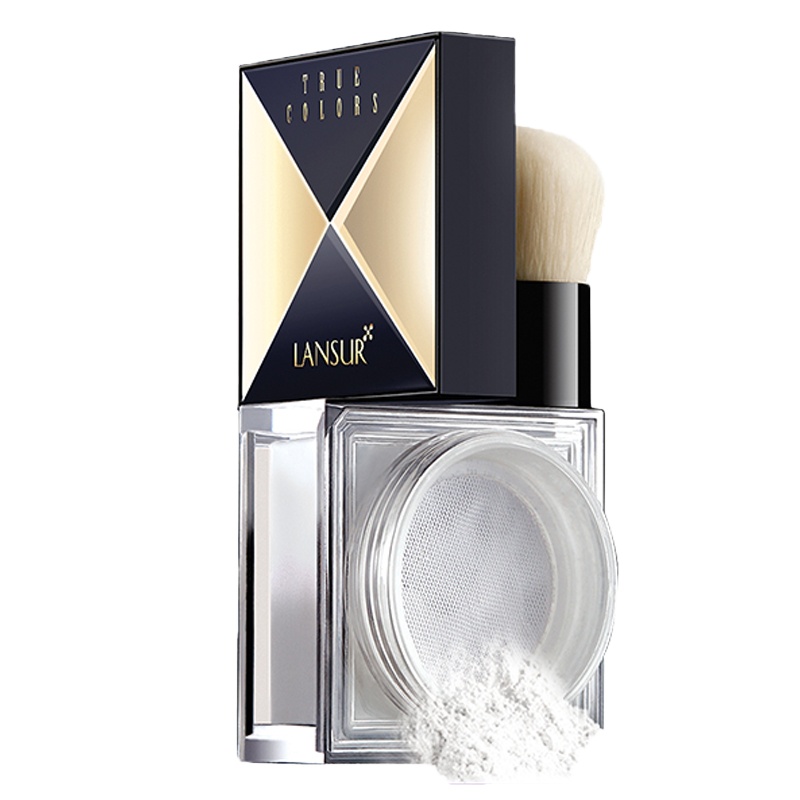 兰瑟本色清透持妆蜜粉持久控油保湿遮瑕哑光定妆粉女网红晚安正品