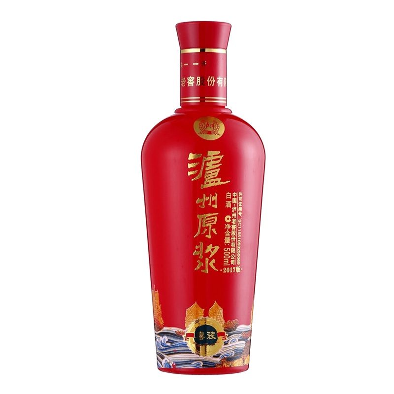 [苏宁超市]泸州老窖出品 泸州原浆喜装 38度 500ml*6 白酒 整箱装