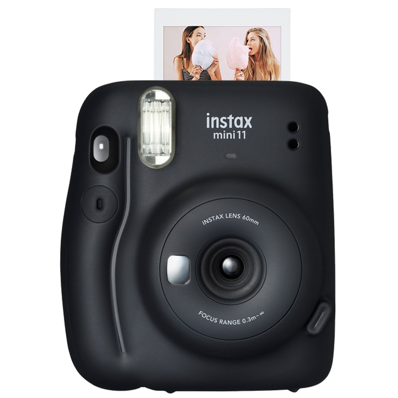 富士(FUJIFILM)INSTAX 一次成像 mini11暗夜灰 胶片相机 mini9升级款 套餐二(含20张相纸)